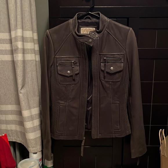MICHAEL Michael Kors Jackets & Blazers - Michael Kors leather jacket